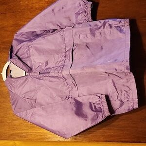 Violet rain jacket